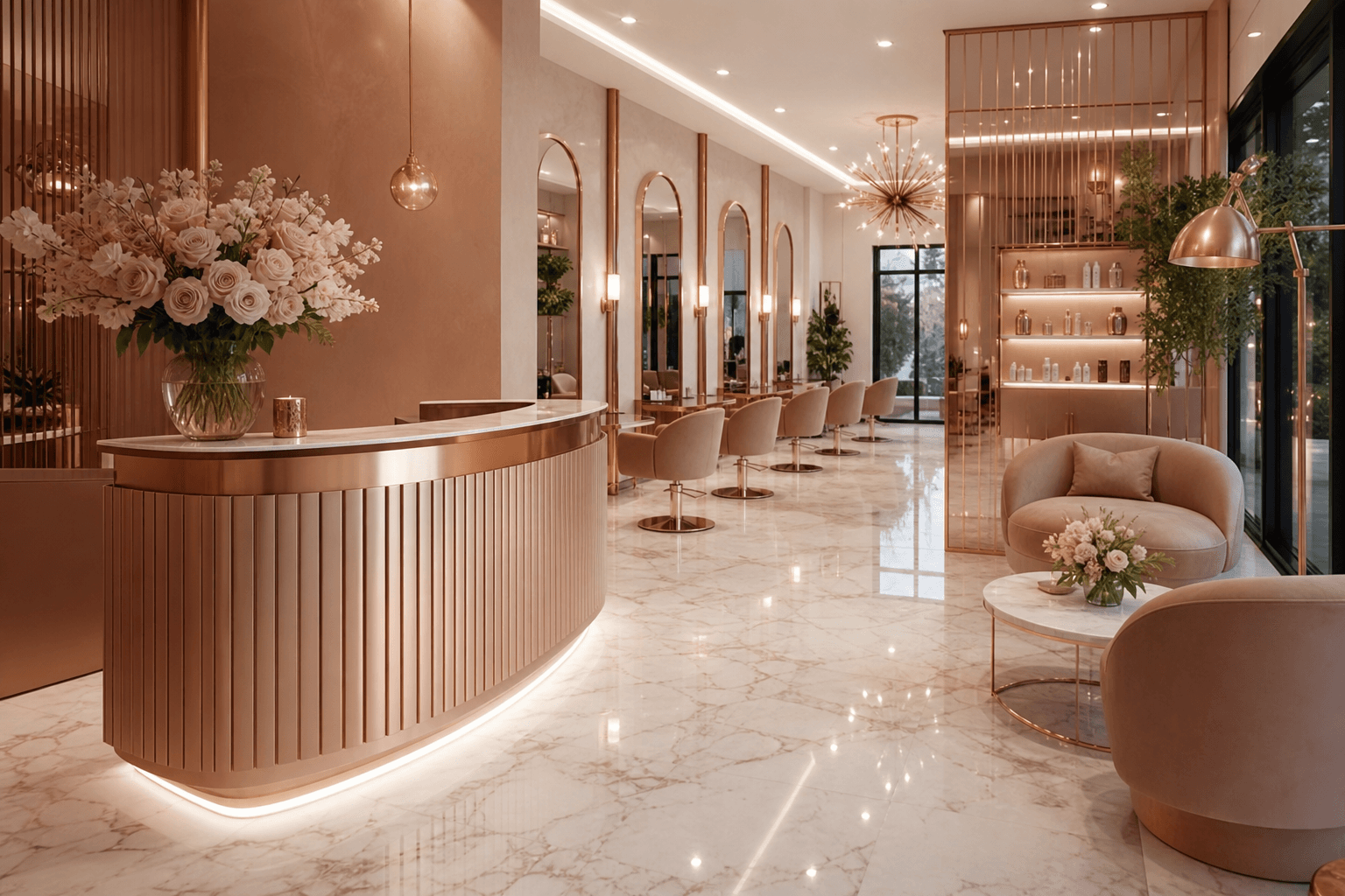 Interior of Hair Fairy Beauty Salon LLC
