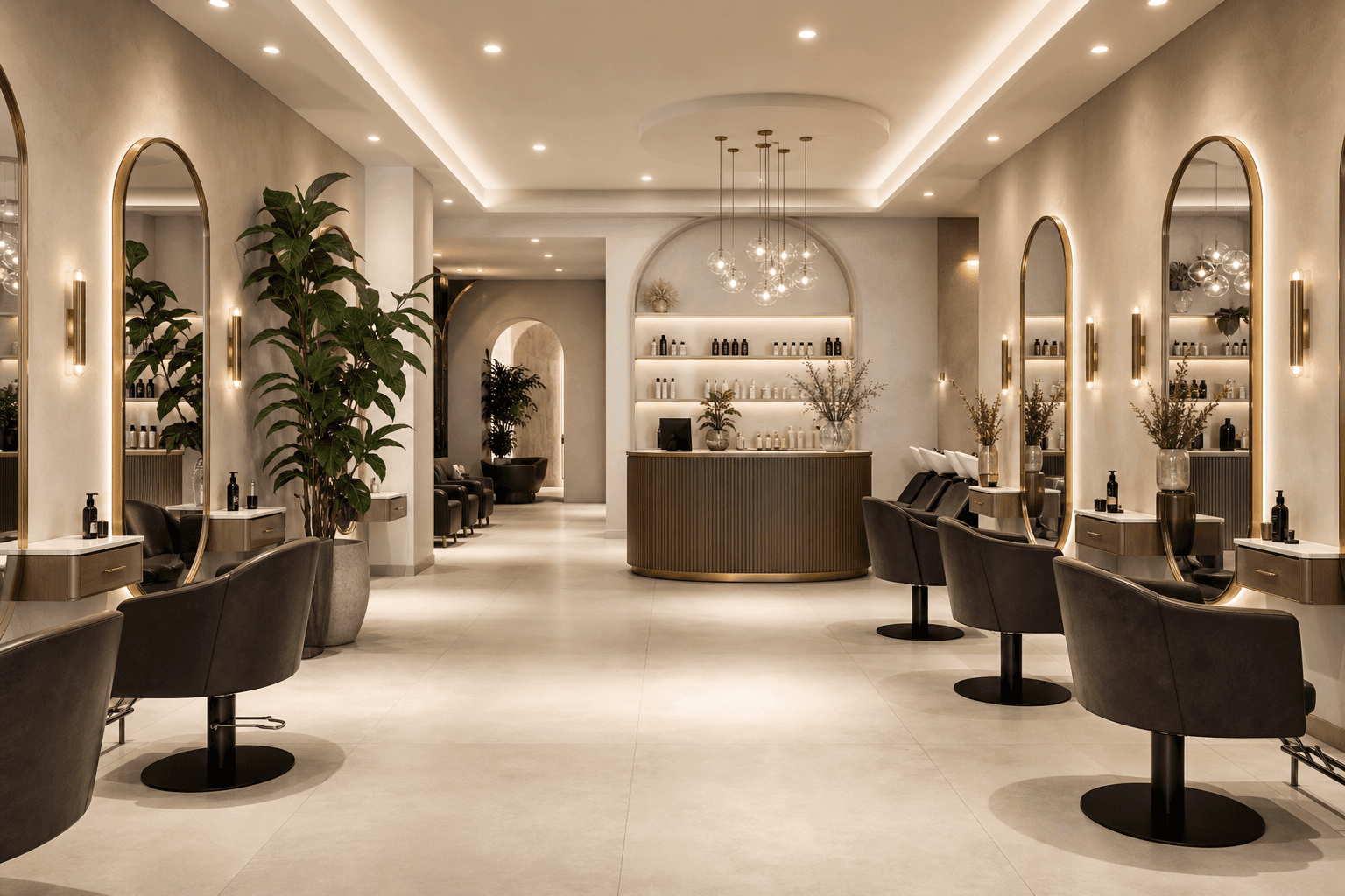 Interior of Gigi's Salon